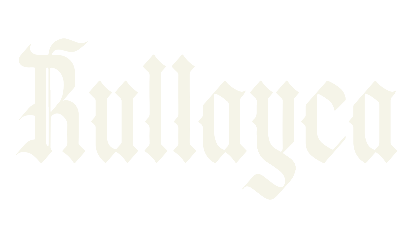 Rullayca, tattoo font preview