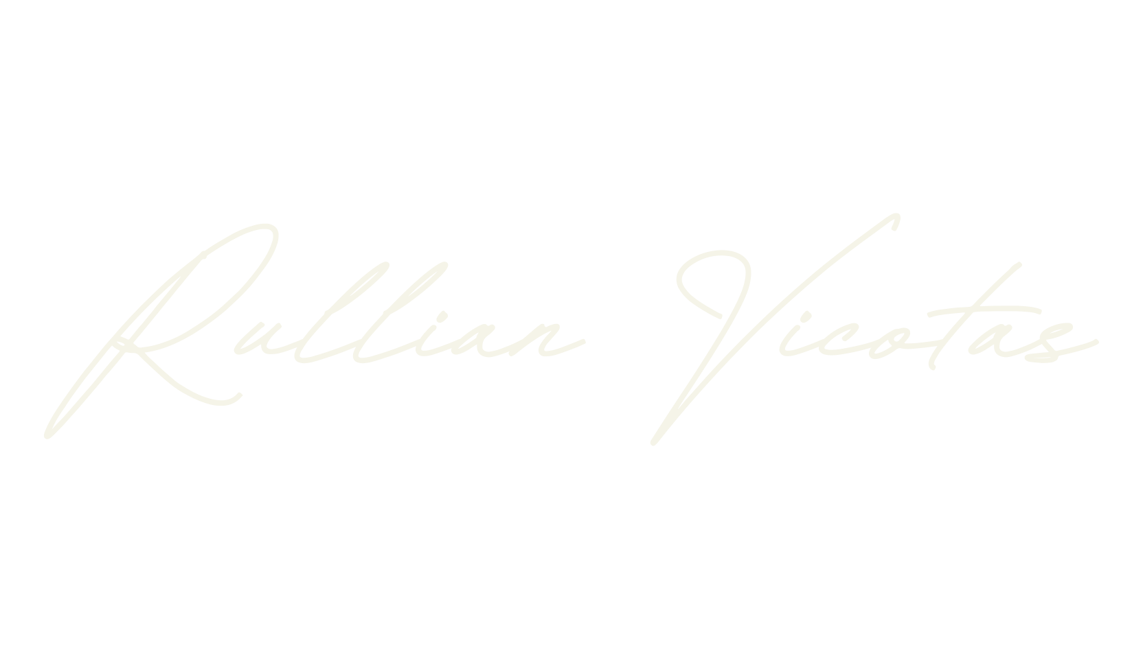 Rullian Vicotas, calligraphy font preview