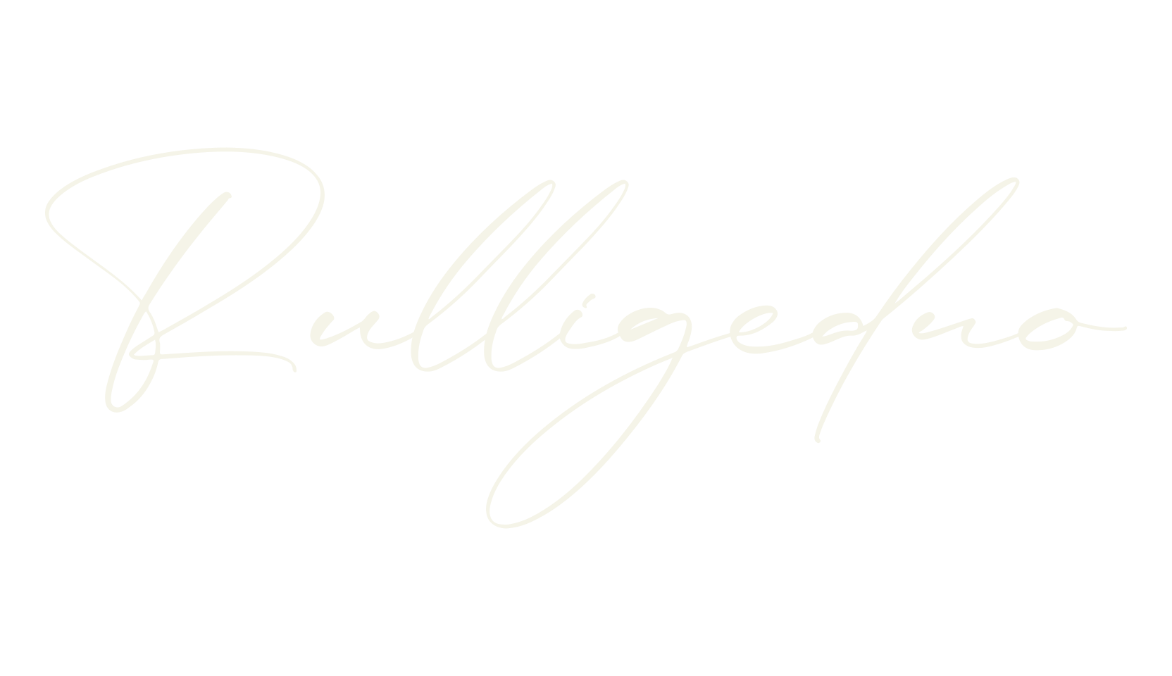 Rulligedro, cursive font preview