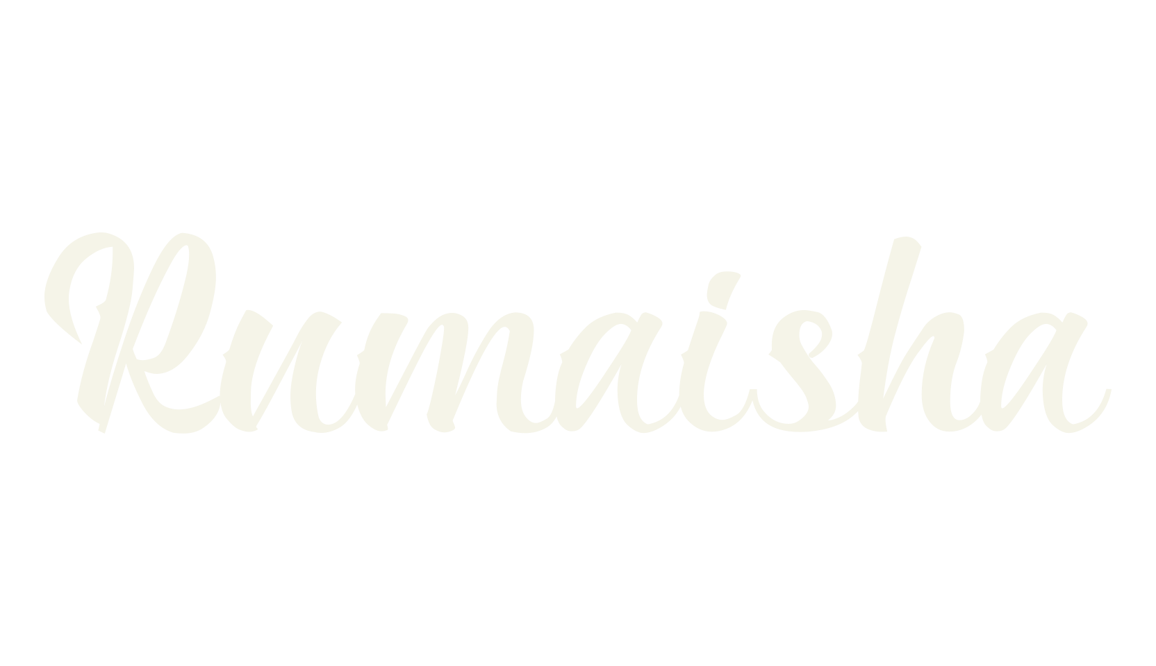 Rumaisha, lettering font preview