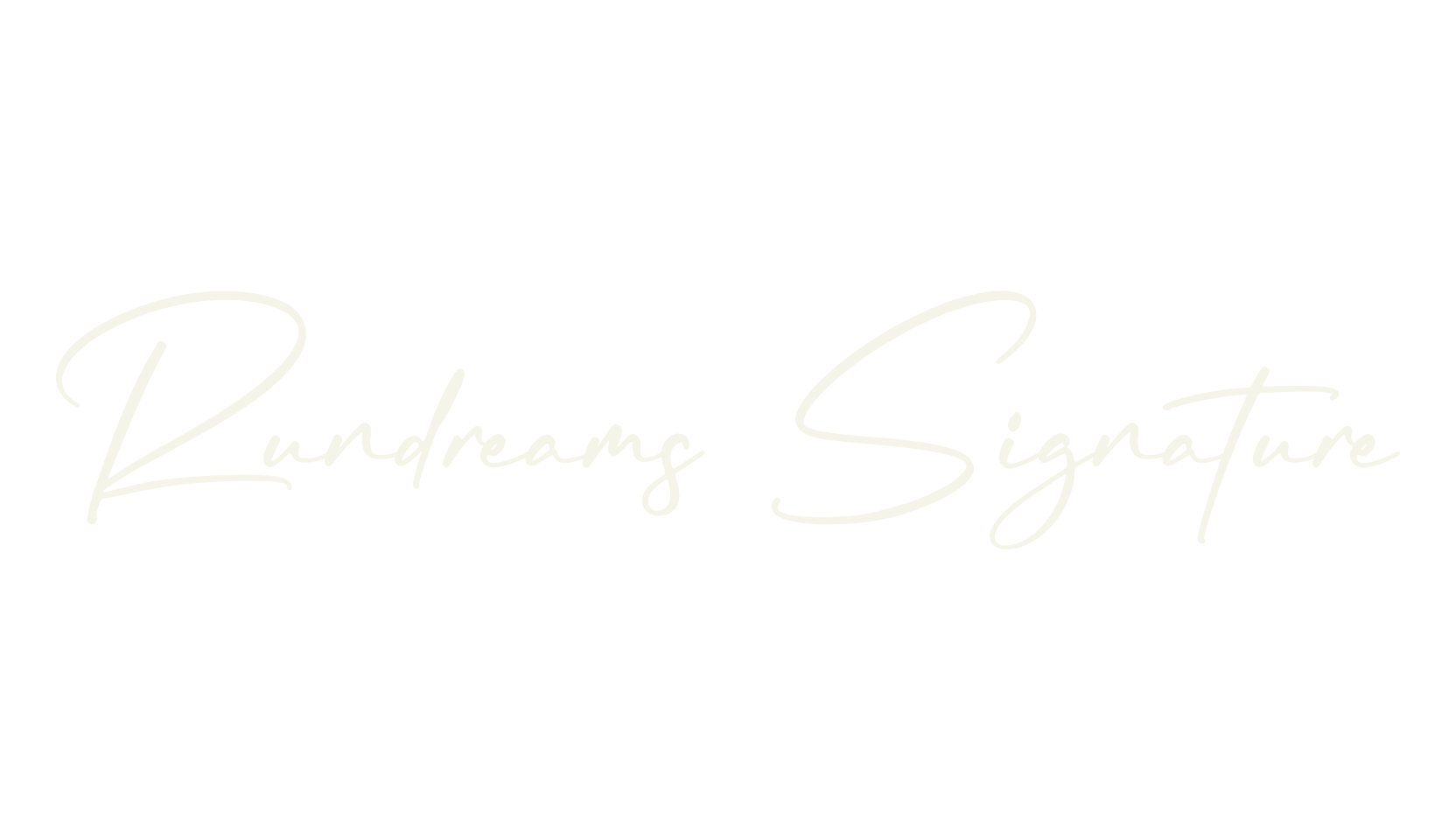 Rundreams Signature, script font preview