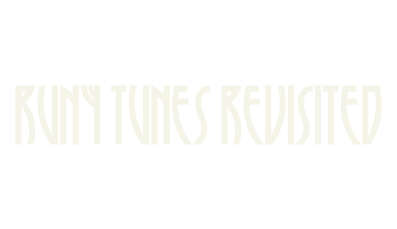 Runy Tunes Revisited, display market font preview