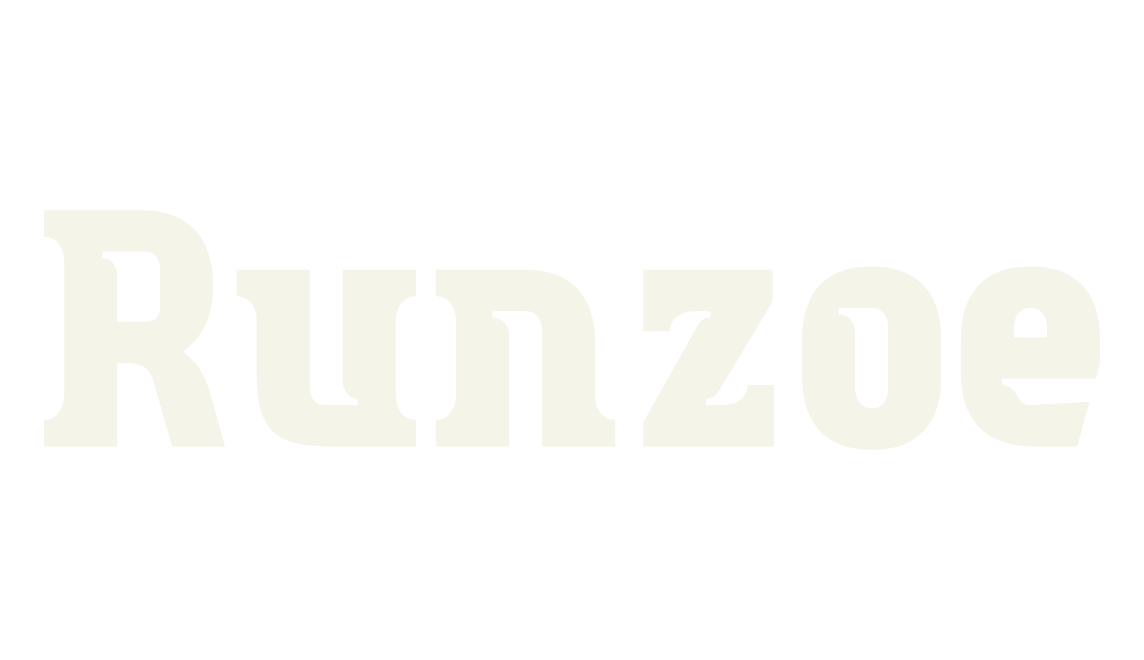 Runzoe, sports font preview
