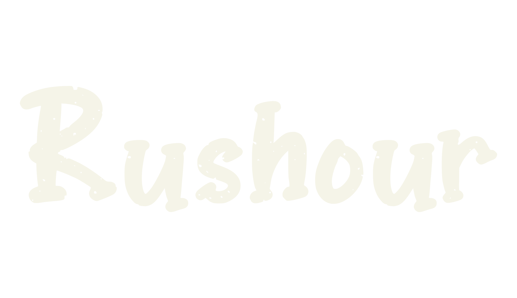 Rushour, fashion sign font preview
