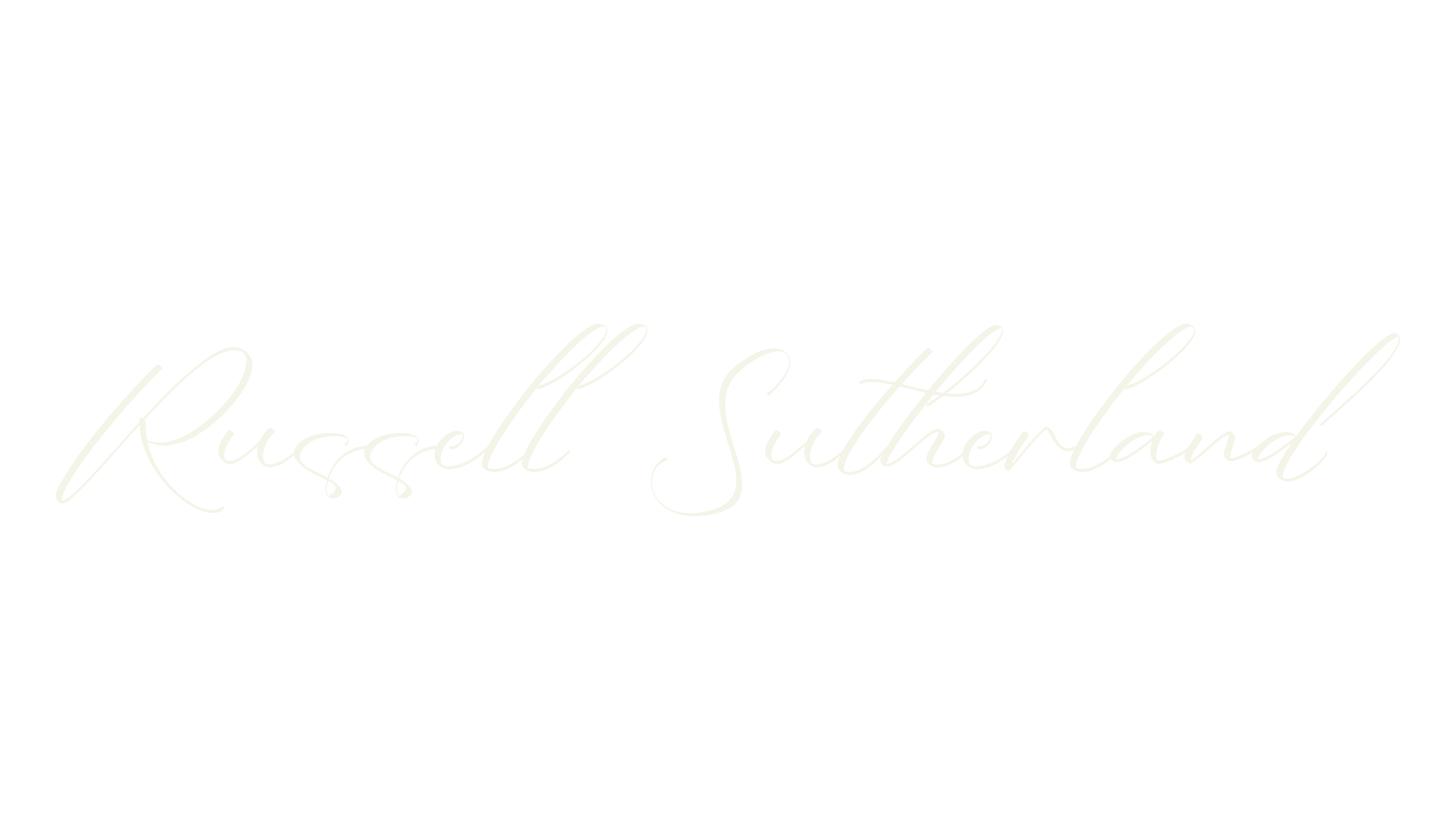 Russell Sutherland, calligraphy font preview