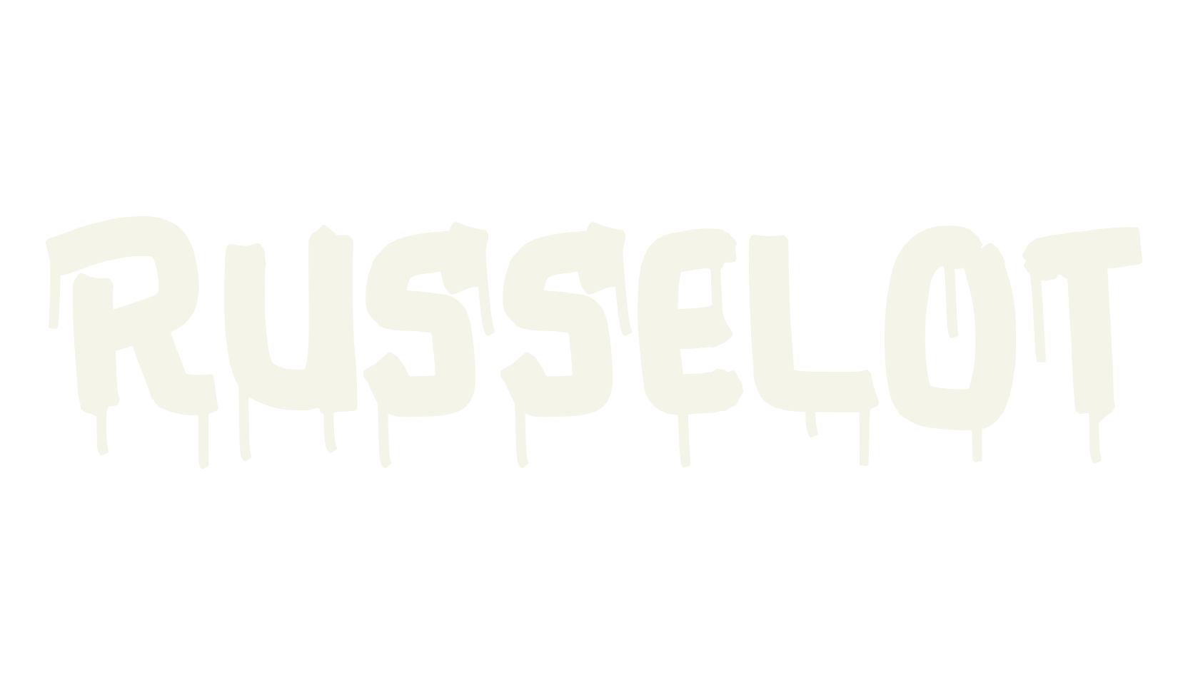 Russelot, display market font preview