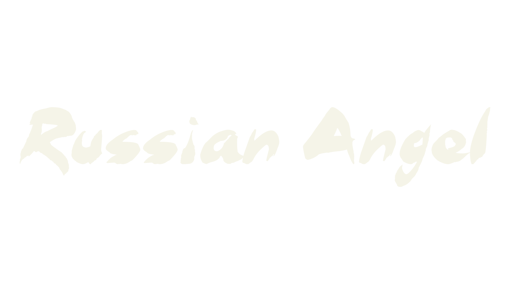 Russian Angel, handwritten font preview