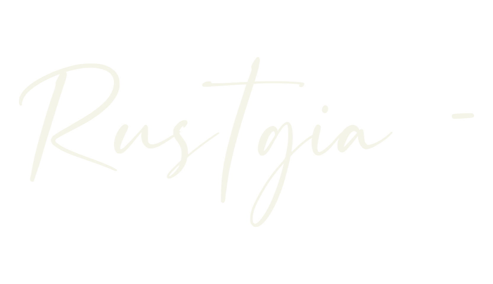 Rustgia -, handwritten font preview