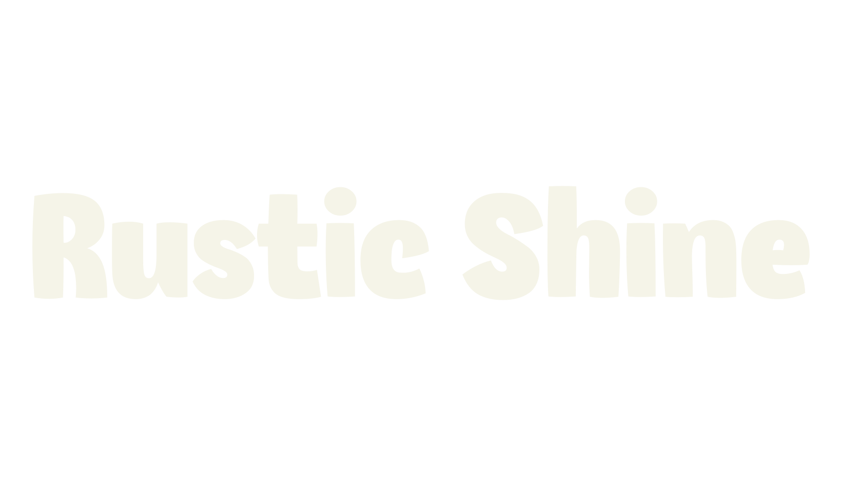 Rustic Shine, 1990s font preview