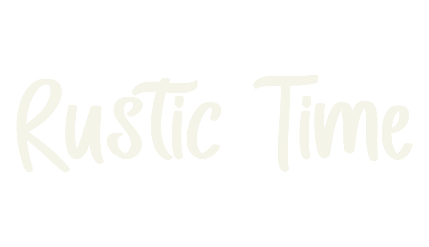 Rustic Time, handwriting font preview