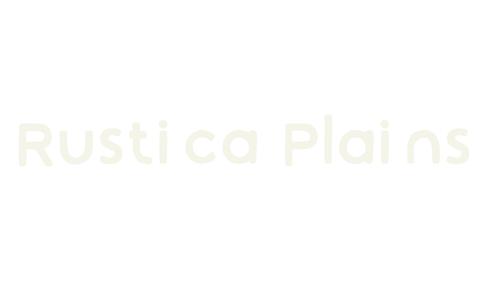 Rustica Plains, number font preview