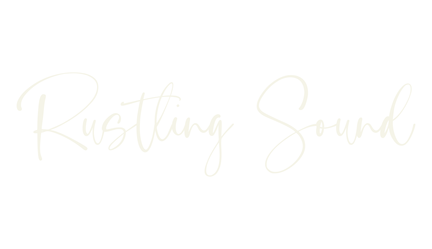 Rustling Sound, wedding font preview