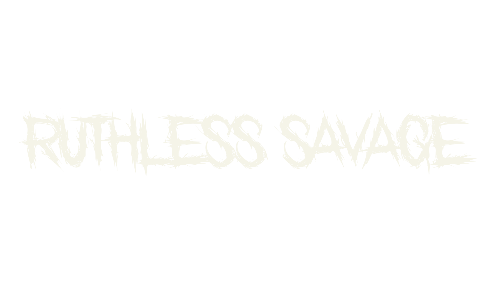 Ruthless Savage, fantasy font preview