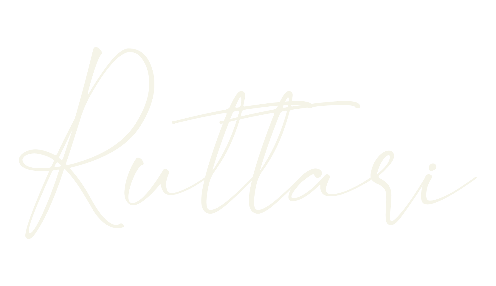 Ruttari, handwriting font preview