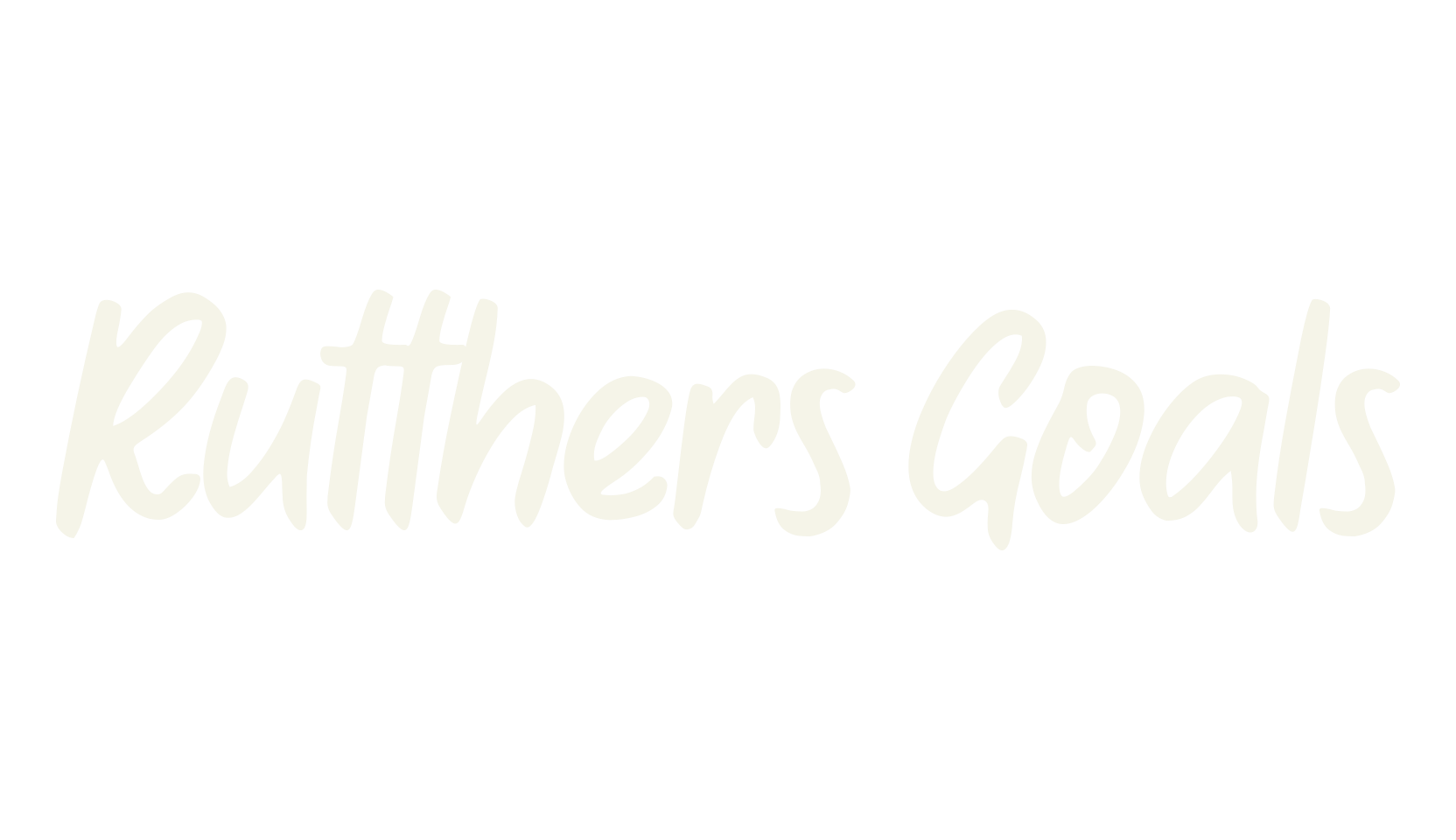 Rutthers Goals, marker font preview