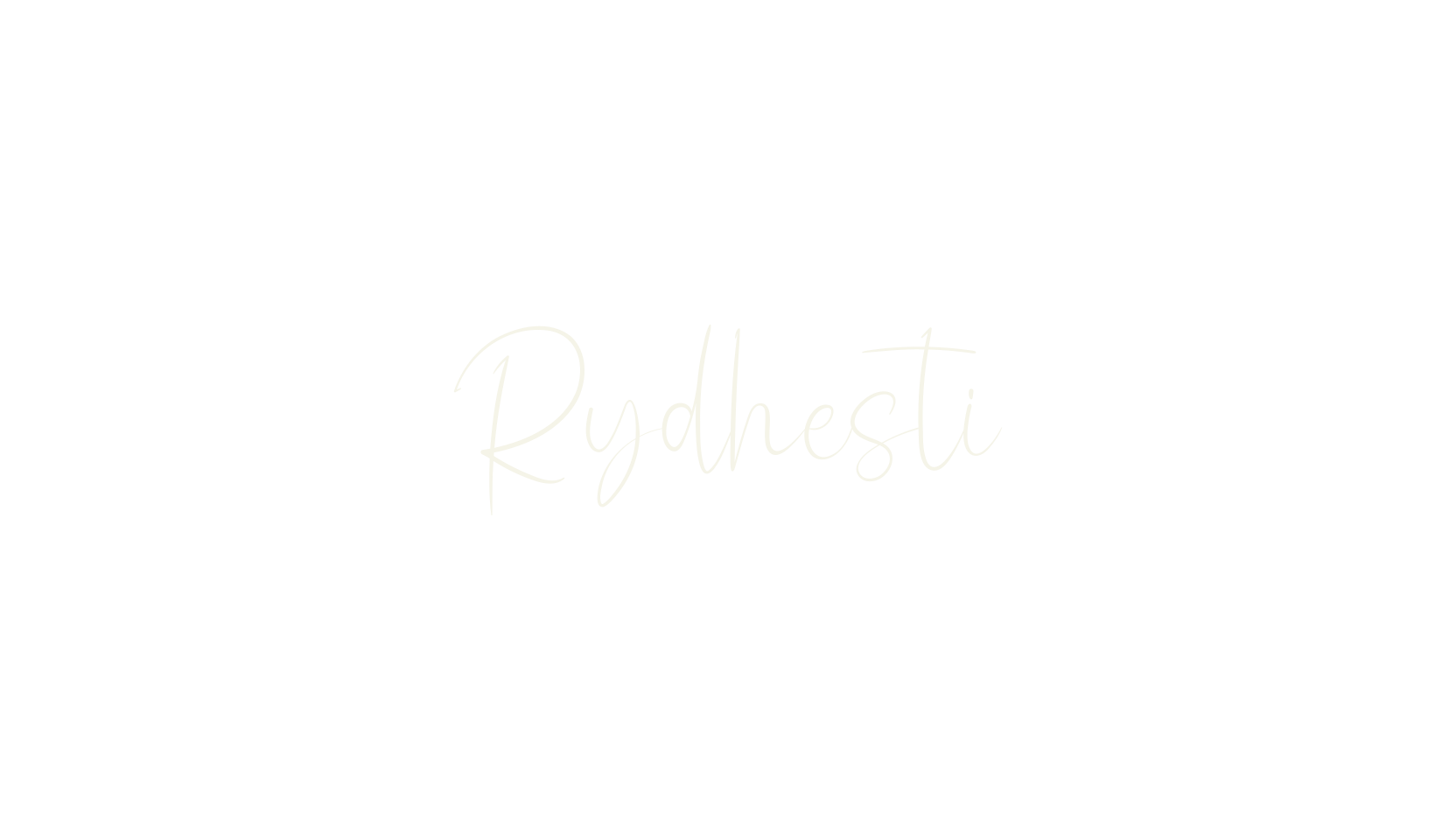 Rydhesti, script font preview