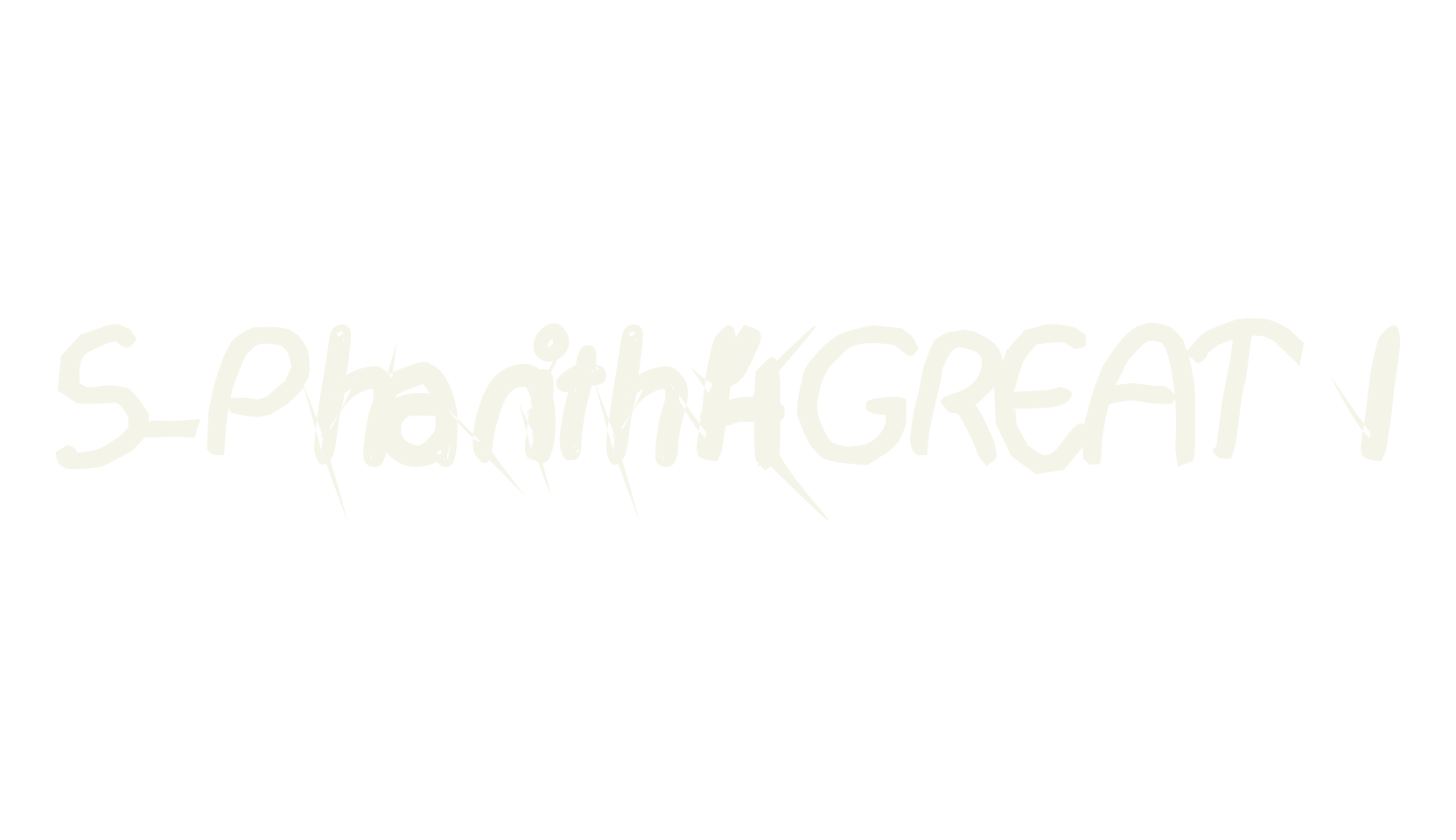 S-Phanith14 GREAT 1, display font preview