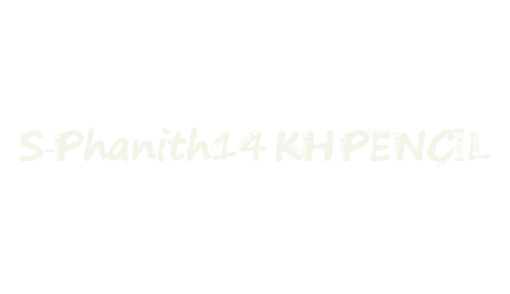 S-Phanith14 KH PENCIL, display font preview