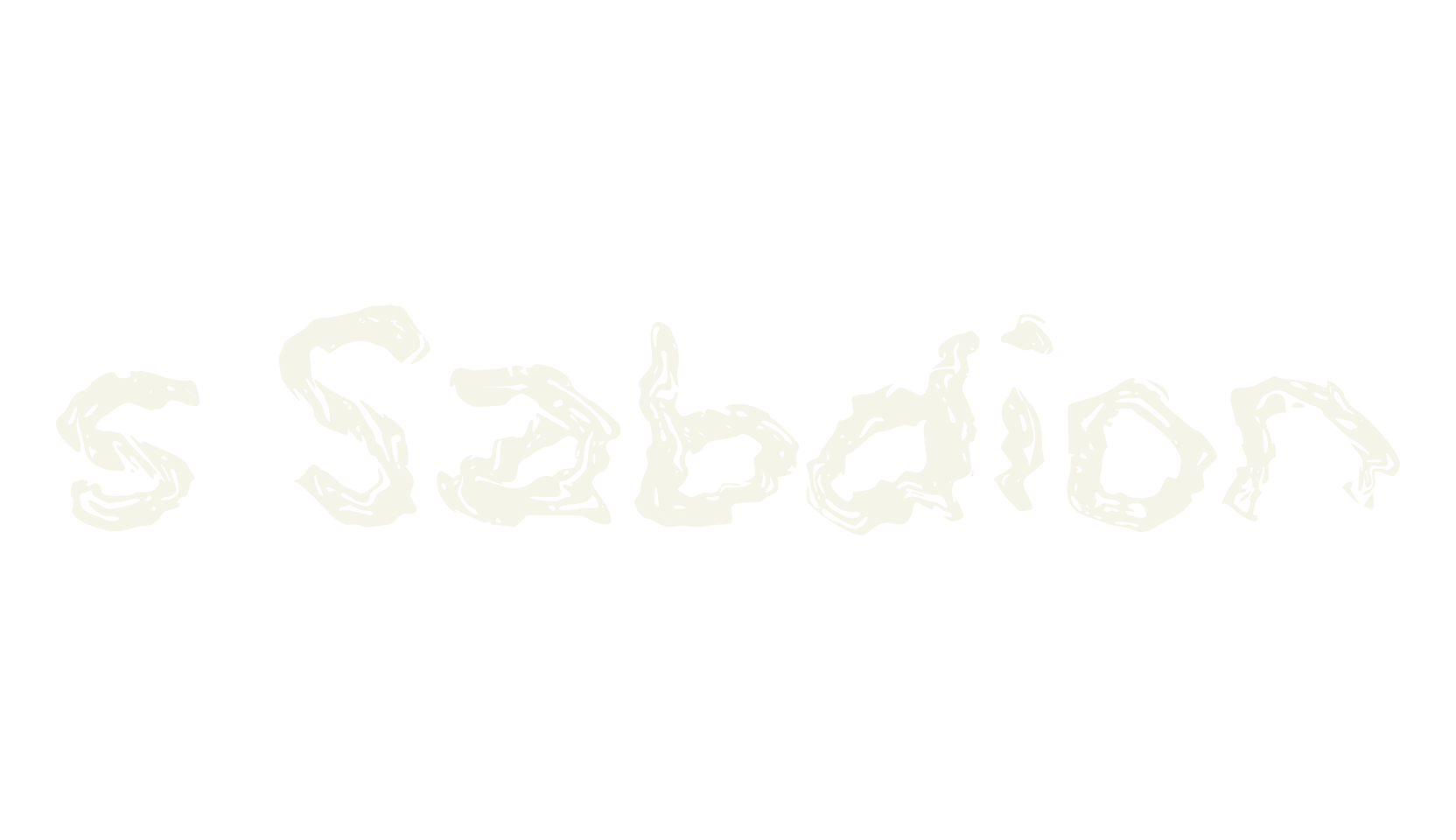 s Sabdion, display market font preview
