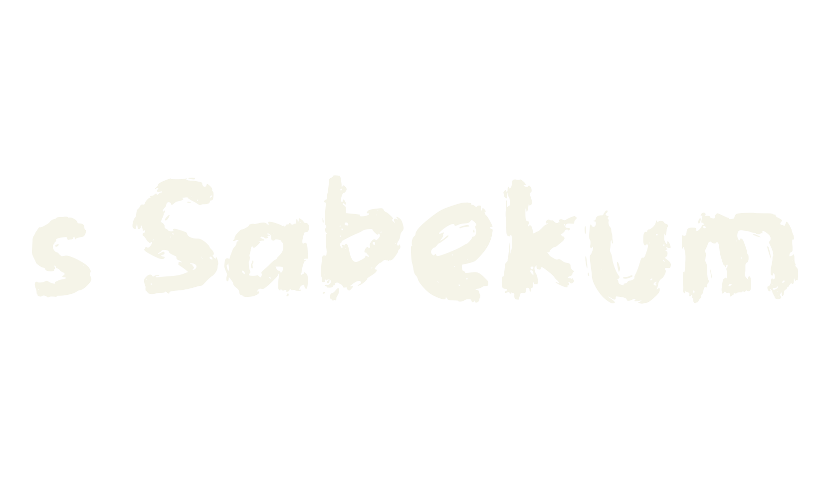 s Sabekum, display market font preview