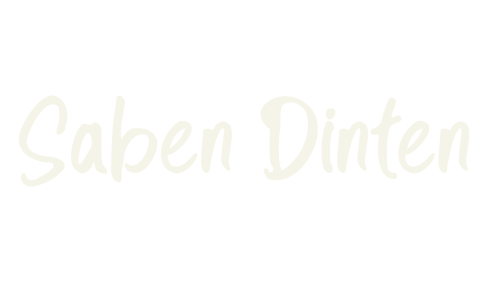 Saben Dinten, cute font preview