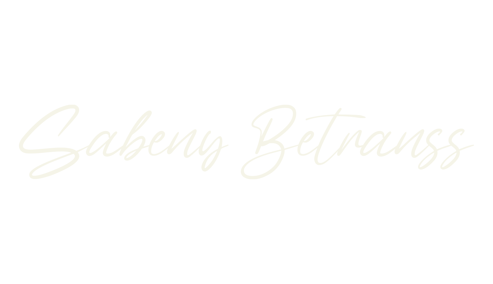 Sabeny Betranss, whimsical font preview