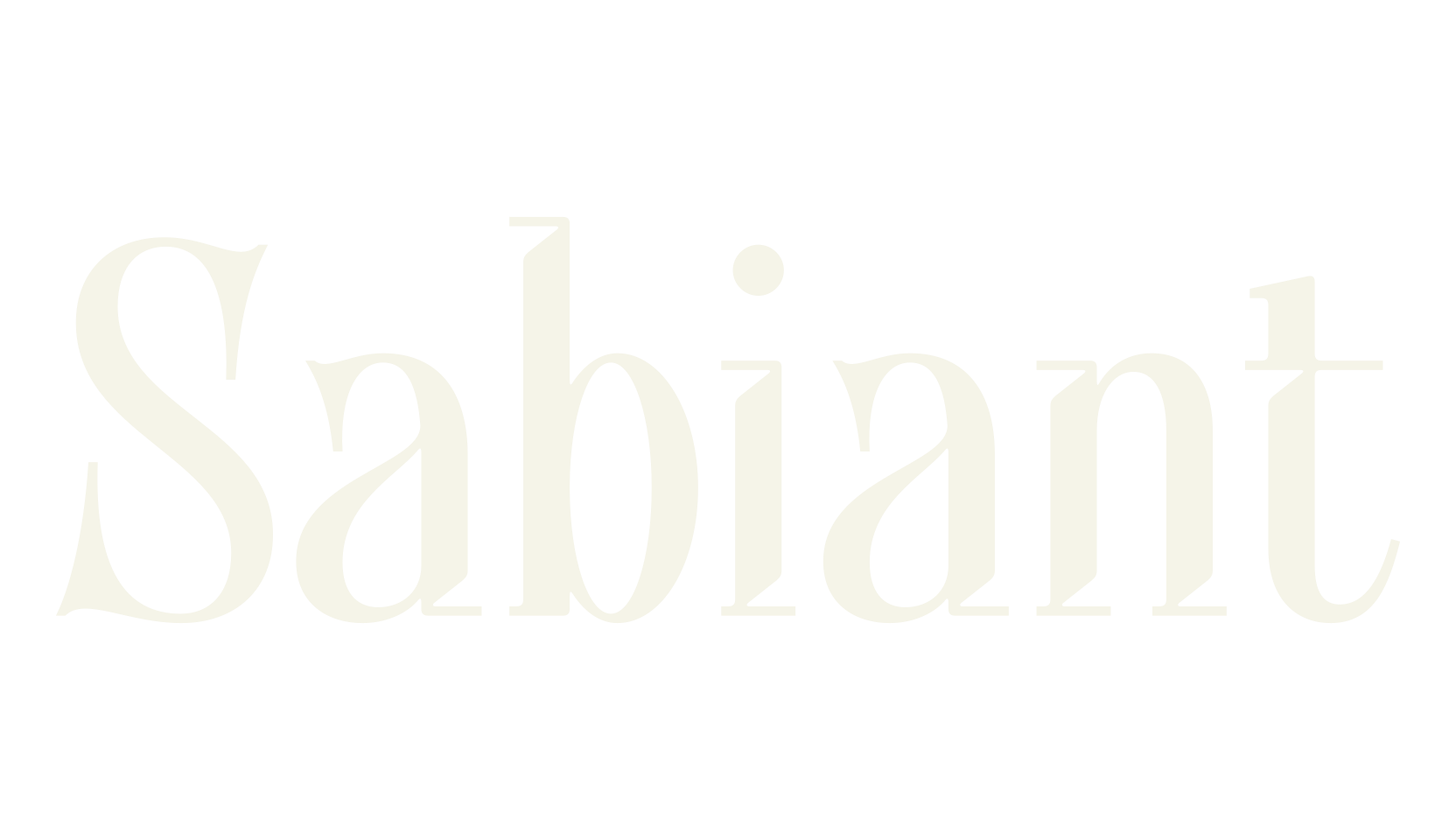 Sabiant, letter font preview