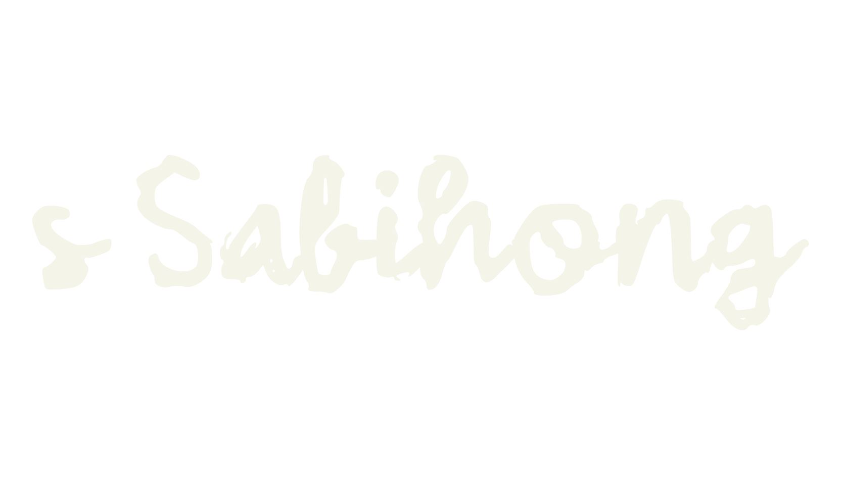 s Sabihong, fashion script font preview