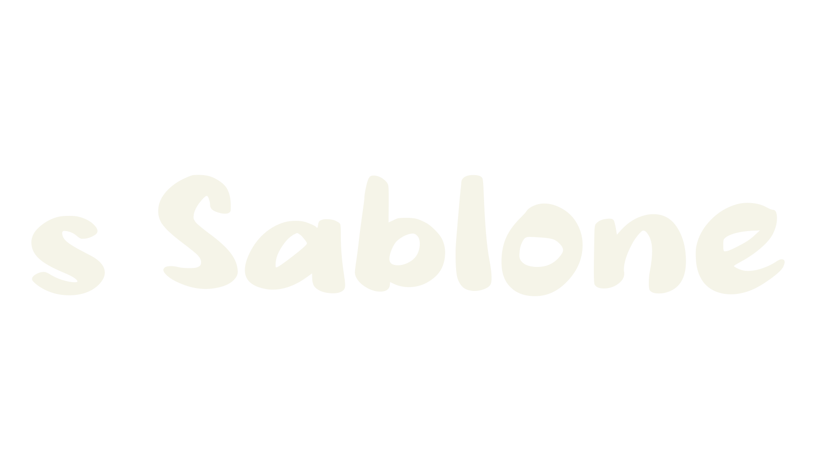 s Sablone, display market font preview