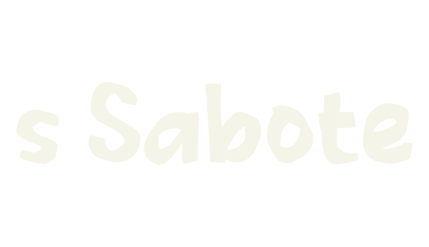 s Sabote, display market font preview