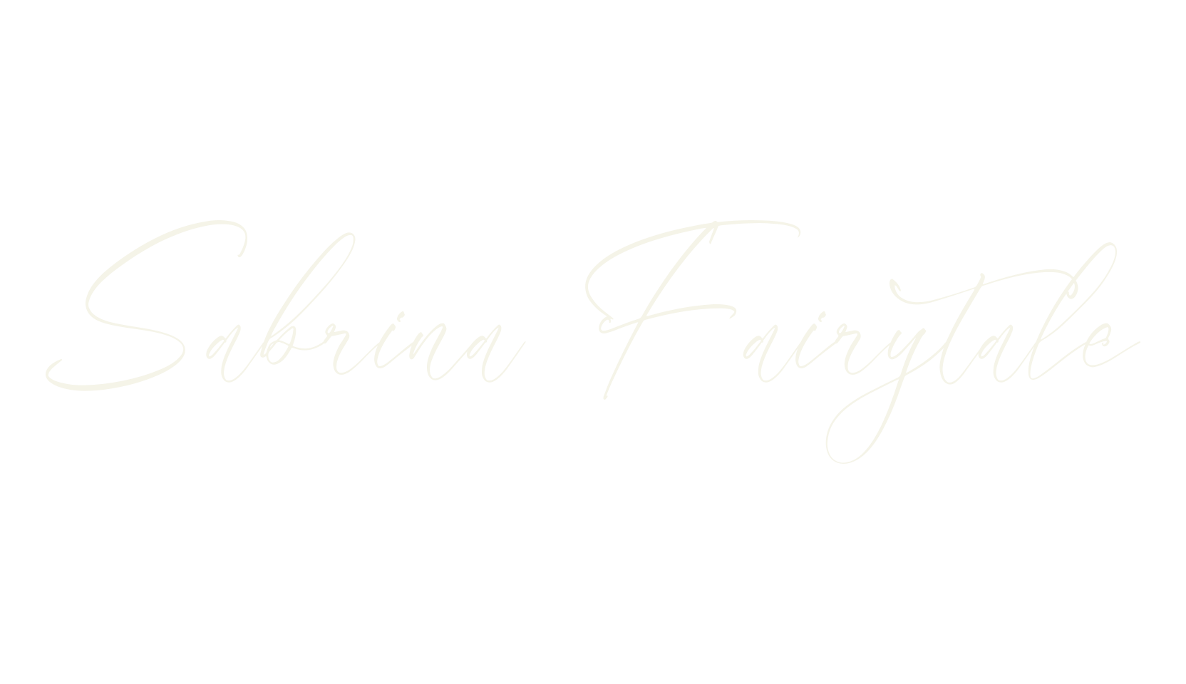 Sabrina Fairytale, calligraphy font preview