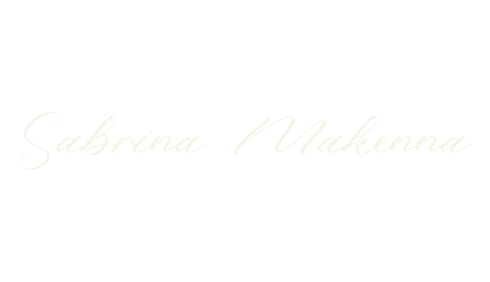 Sabrina Makenna, calligraphy font preview