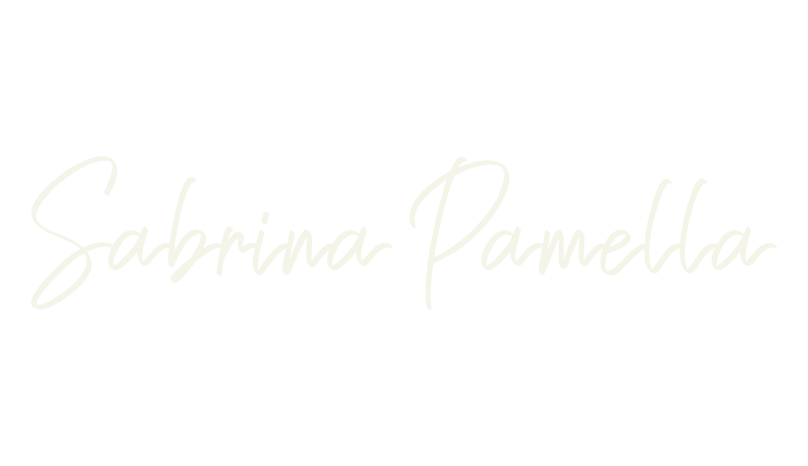 Sabrina Pamella, handwriting font preview