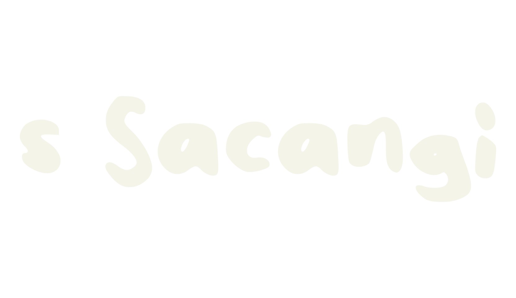 s Sacangi, handwritten font preview