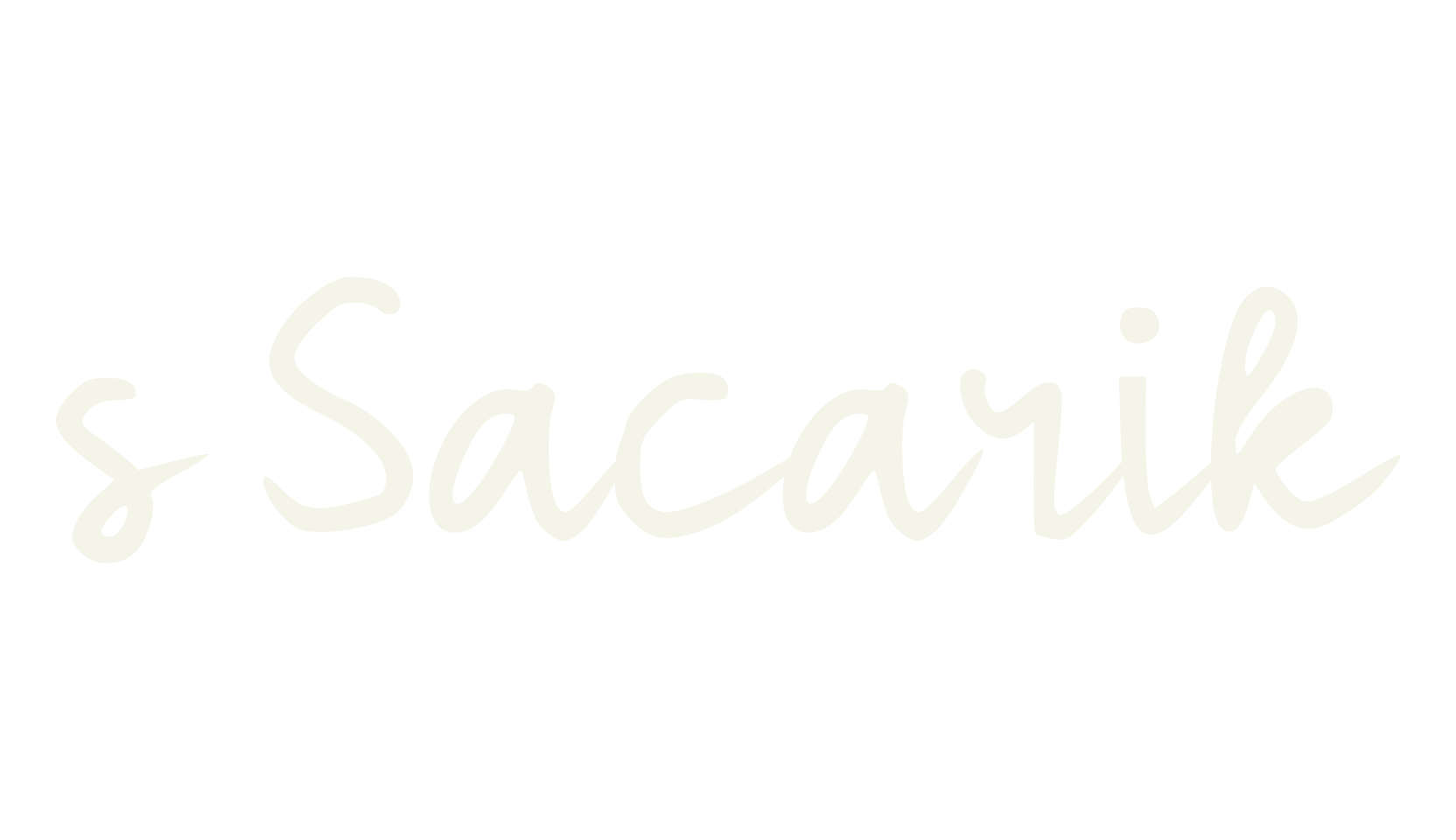 s Sacarik, fashion script font preview