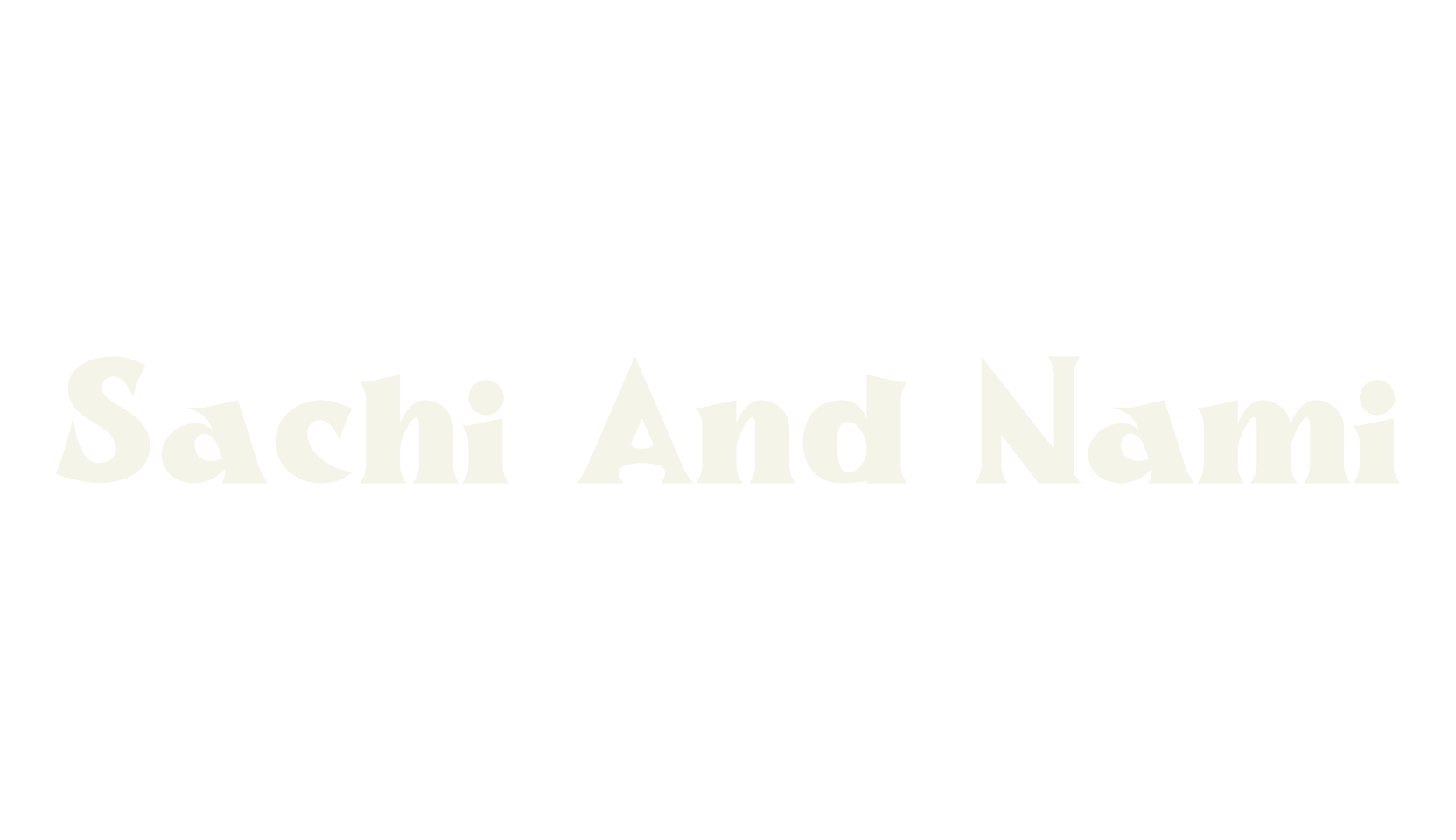 Sachi And Nami, bold font preview