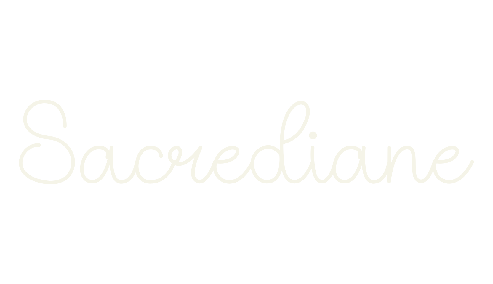 Sacrediane, cursive font preview