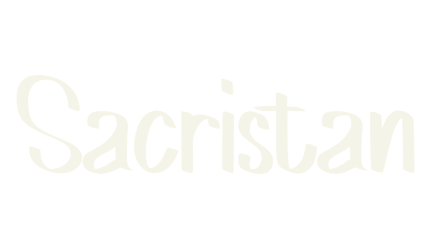 Sacristan, cartoon font preview