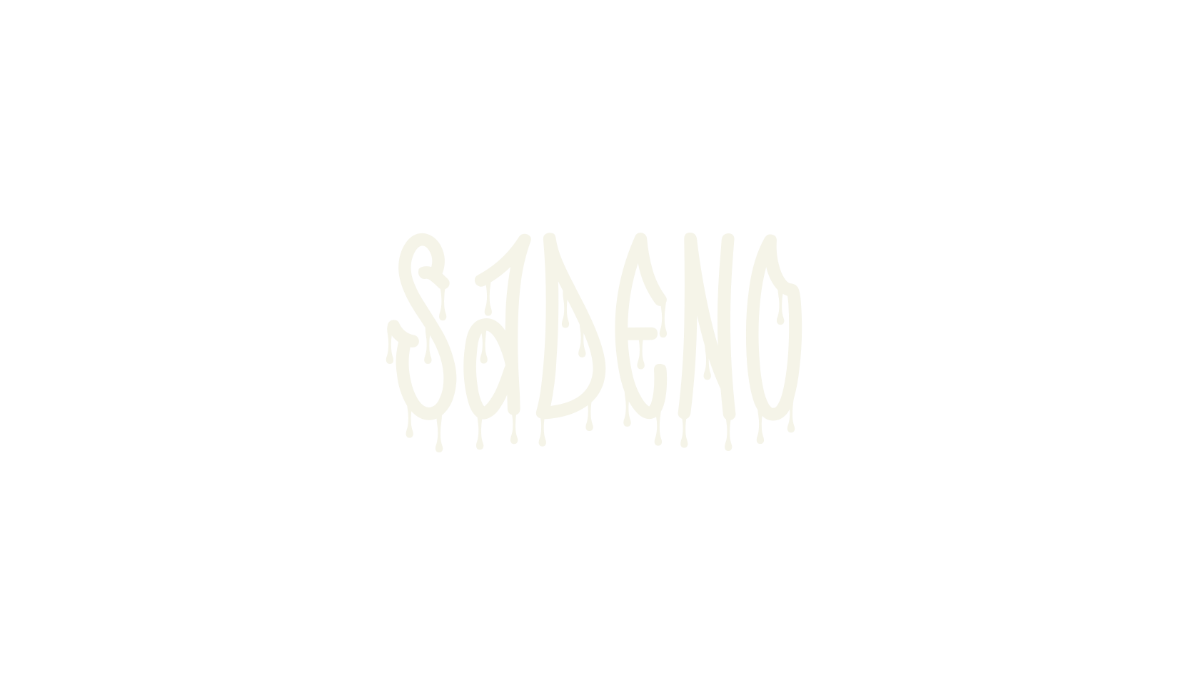 Sadeno, cartoon font preview