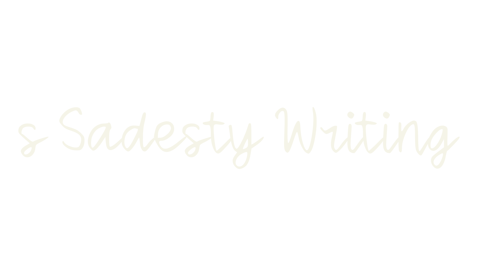 s Sadesty Writing, handwritten font preview