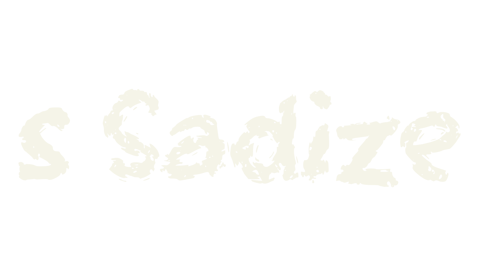 s Sadize, display market font preview