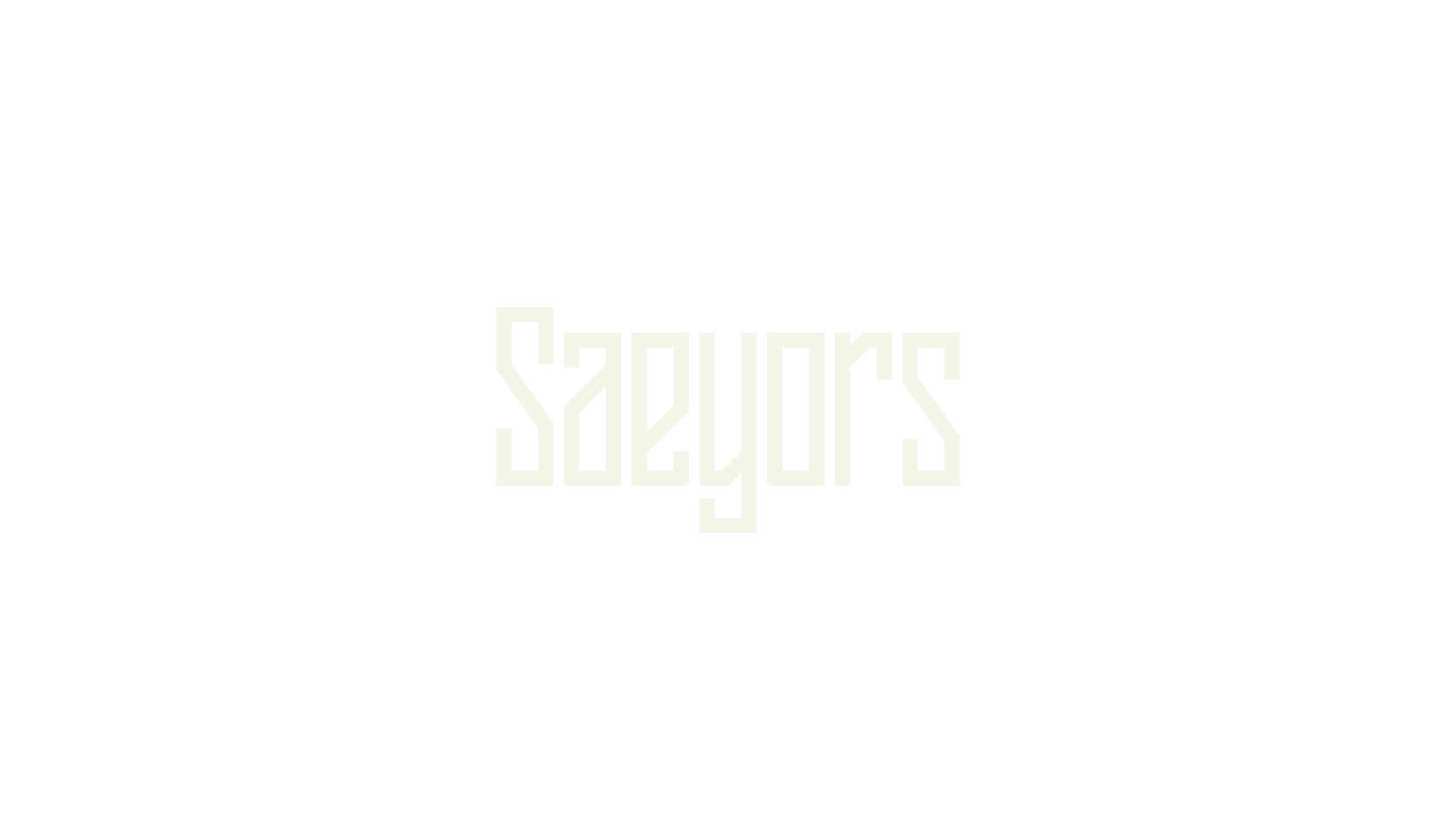 Saeyors, space font preview