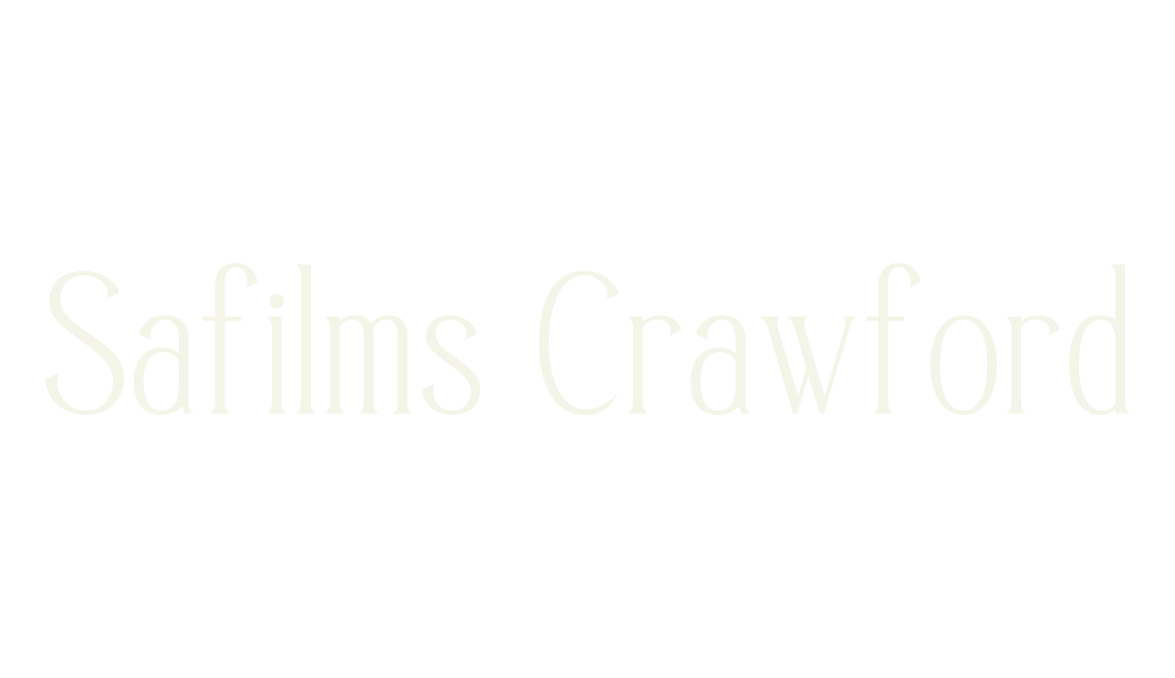 Safilms Crawford, slab font preview