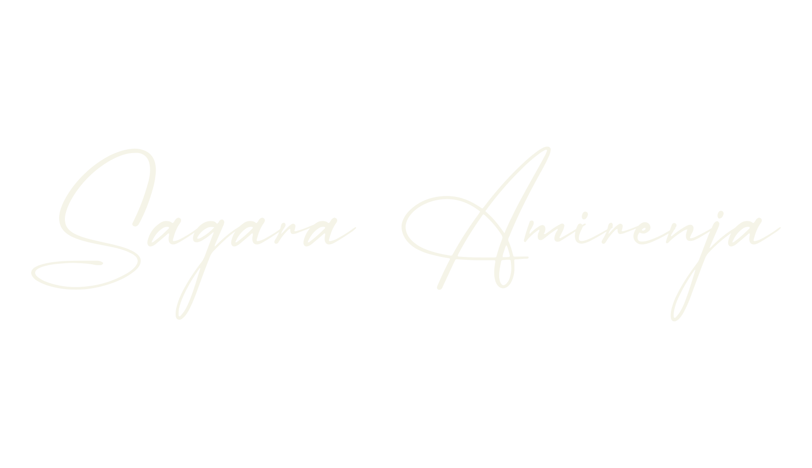 Sagara Amirenja, fancy font preview