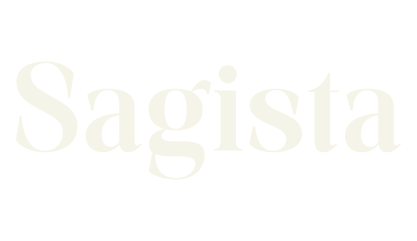 Sagista, text font preview