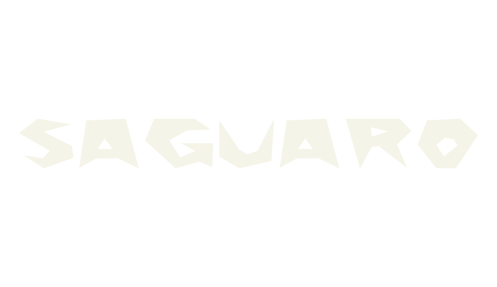Saguaro, googie font preview
