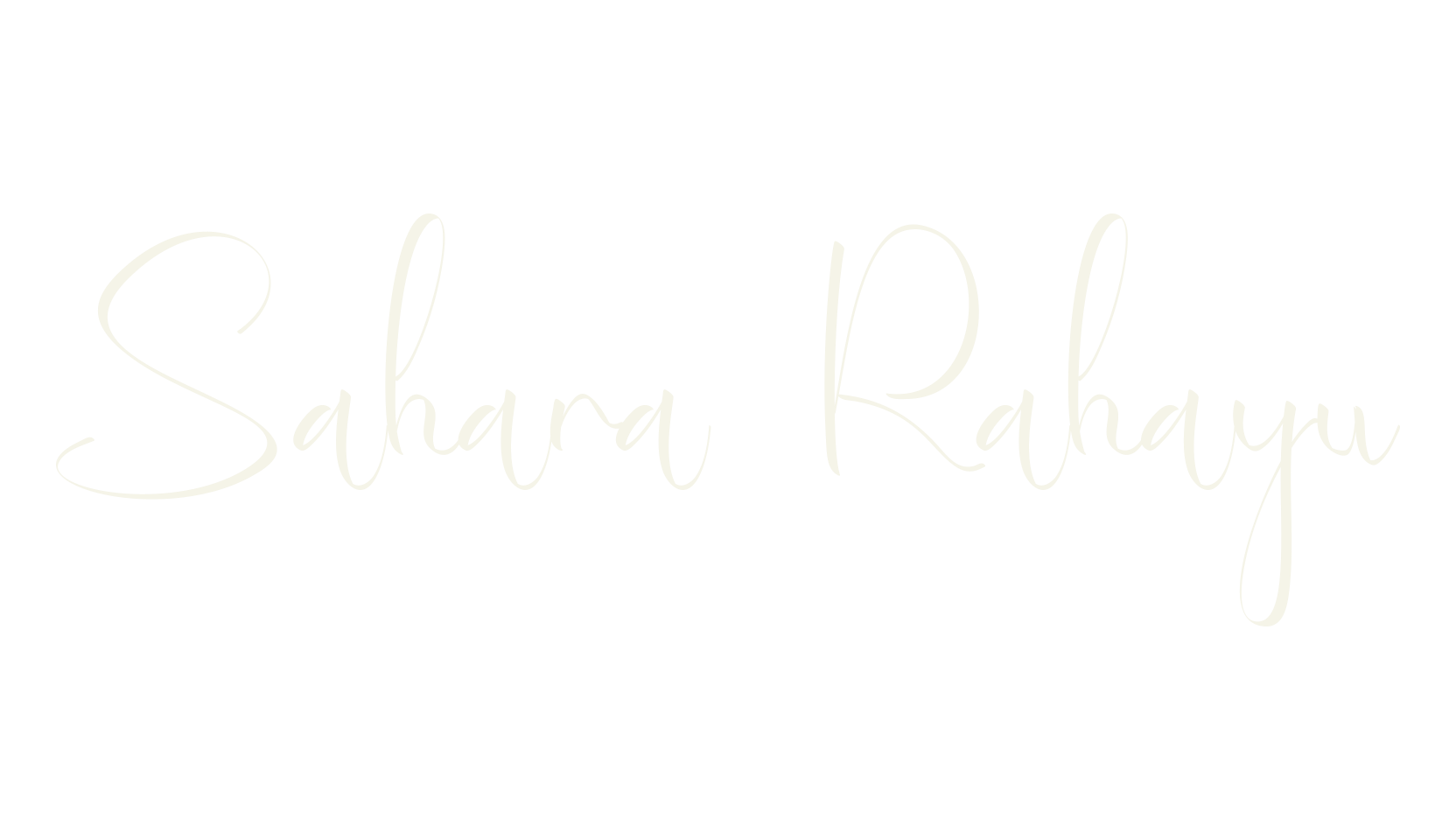 Sahara Rahayu, calligraphy font preview