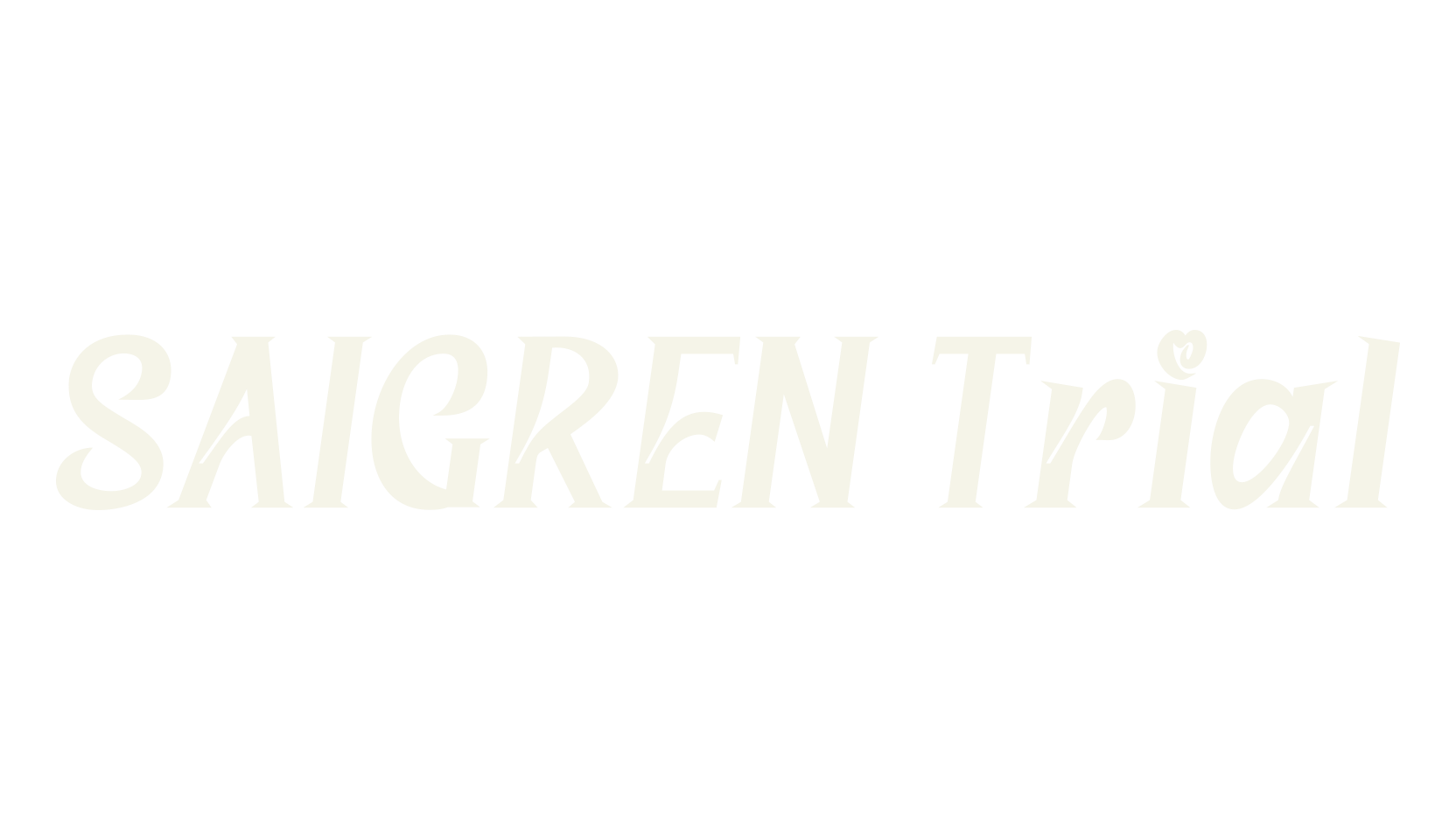 SAIGREN Trial, dingbats font preview