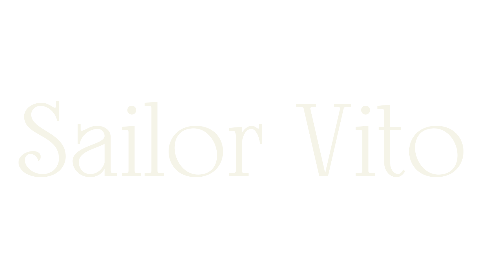 Sailor Vito, simple font preview