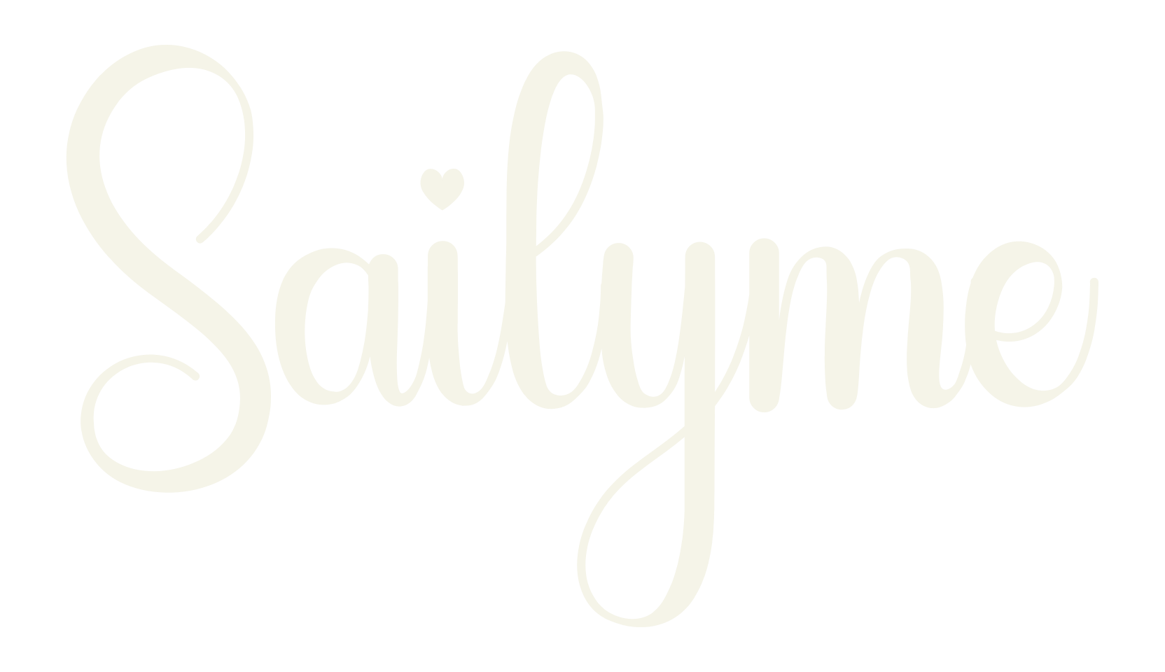 Sailyme, calligraphy font preview
